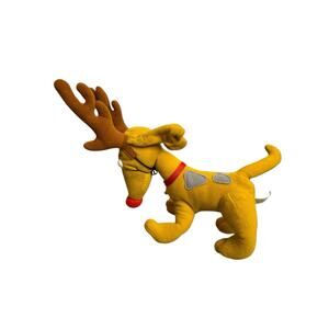 RUGRATS SPIKE DOG RUDOLPH REINDEER 8" Plush STUFFED ANIMAL Mattel Nick Jr. 1997